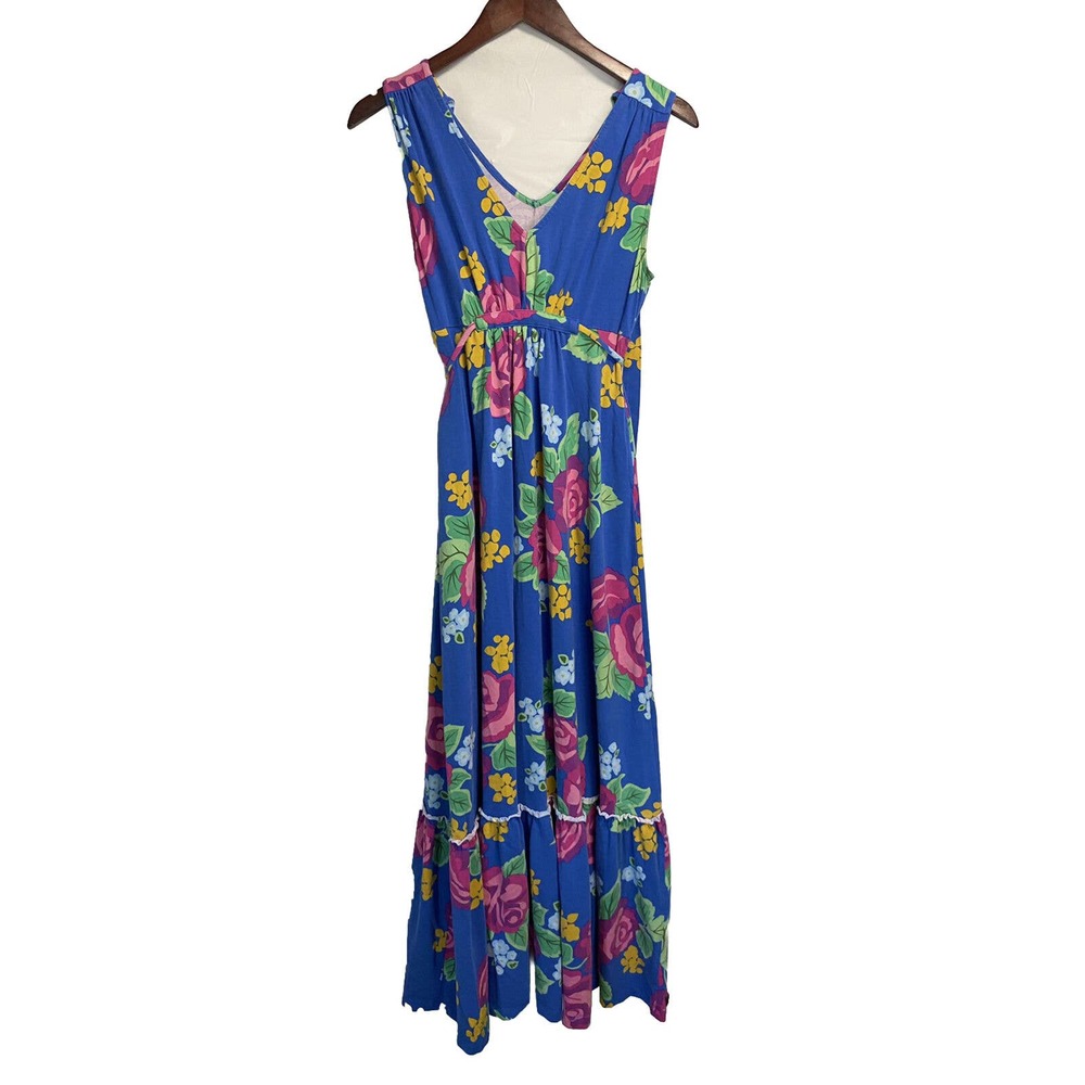 Matilda Jane Womens Dream Weaver Floral Maxi Tiered Tank Dress Size Stretch XS